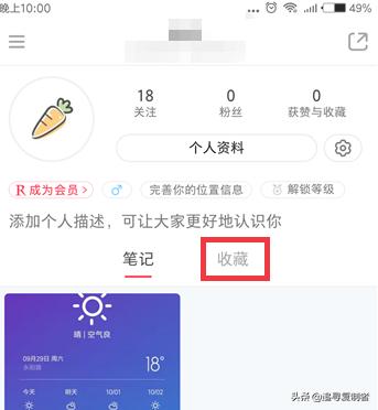 小红书笔记热门技巧:小红书怎么隐藏自己收藏的笔记？